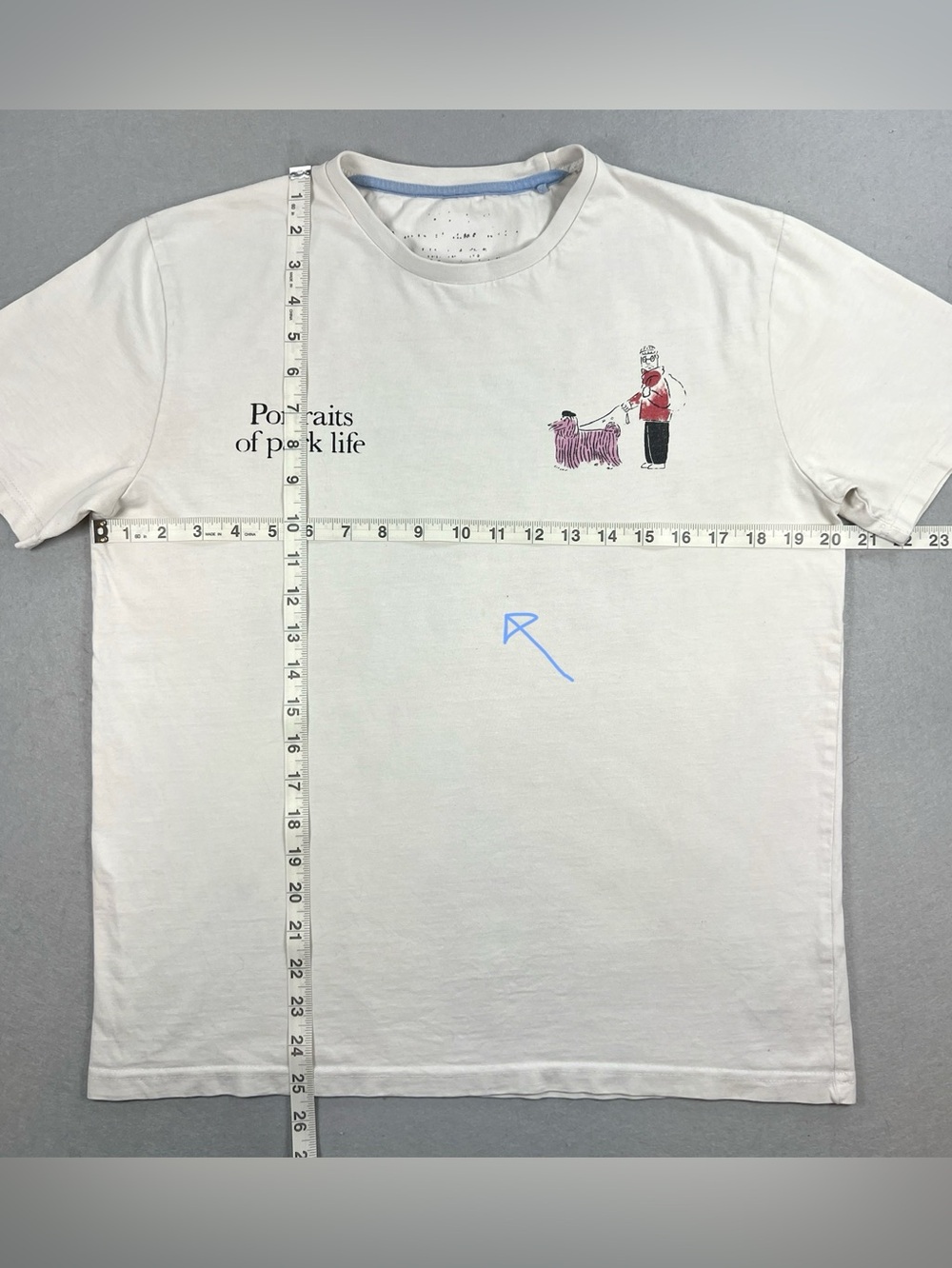 Denim & Flower Ricky Singh Park Life Graphic T-Shirt Off White Cream Mens Medium - Picture 10 of 15